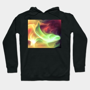 Galaxy Fire Burst Abstract Art Hoodie